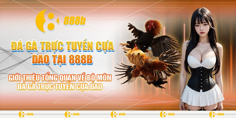 Đá Gà Trực Tuyến Cựa Dao Tại 888B - Bí Quyết Chiến Thắng 1 Giới thiệu tổng quan về bộ môn đá gà trực tuyến cựa dao