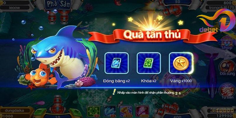 Bắn Cá H5 - Trò Chơi Mang Đến Lợi Nhuận Khủng Cho Ngư Thủ 1 Quà tặng tân thủ